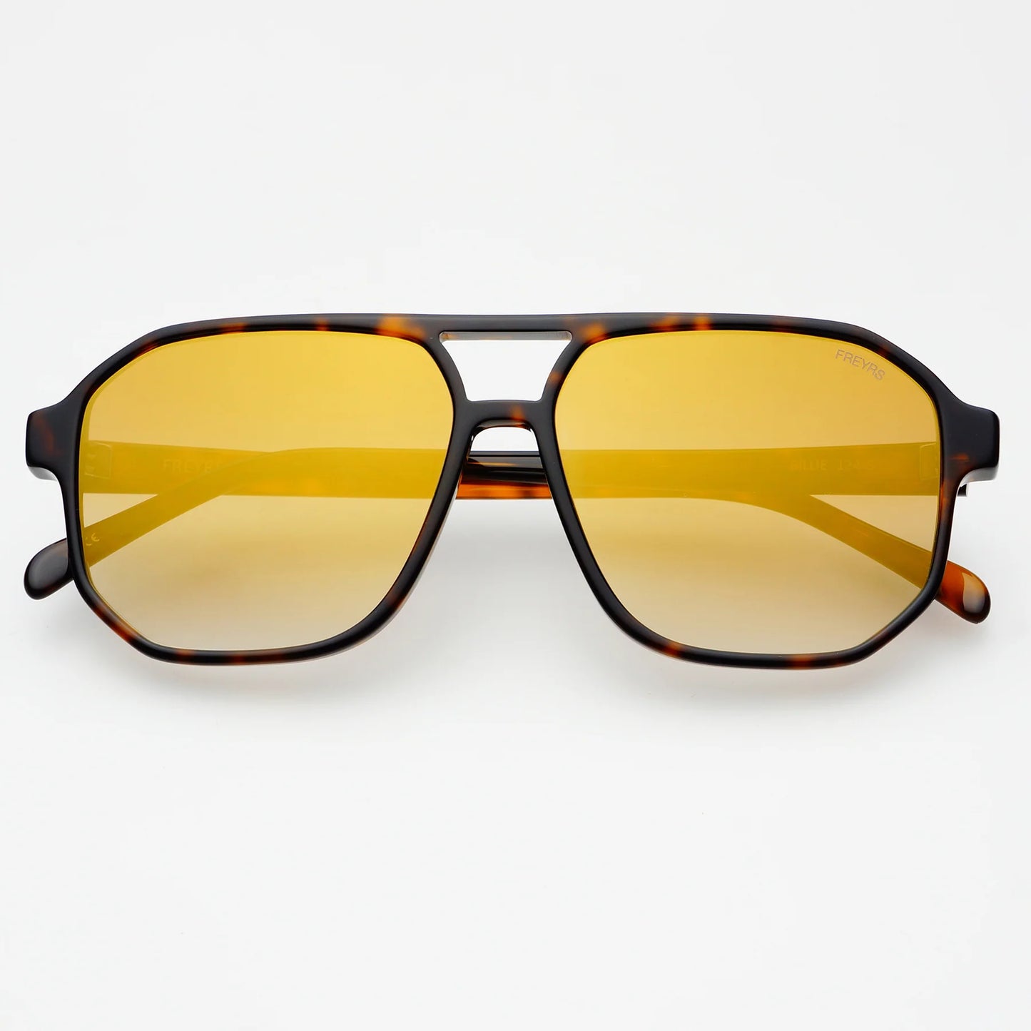 Billie Sunnies Tortoise with Mirrored Lenses