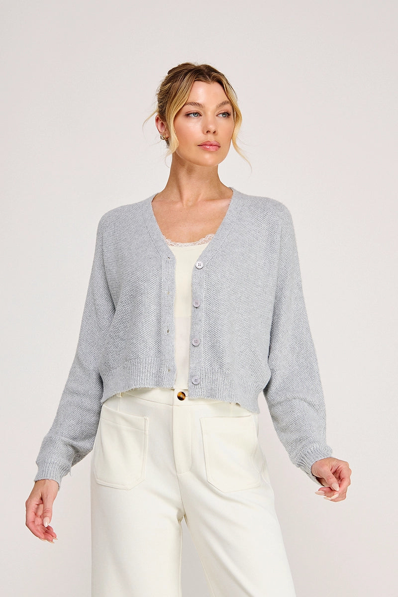 Heather Grey Cardigan
