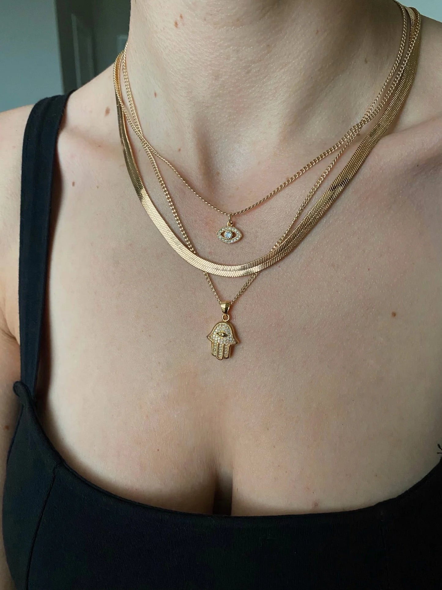 RN Herringbone Layering Chain