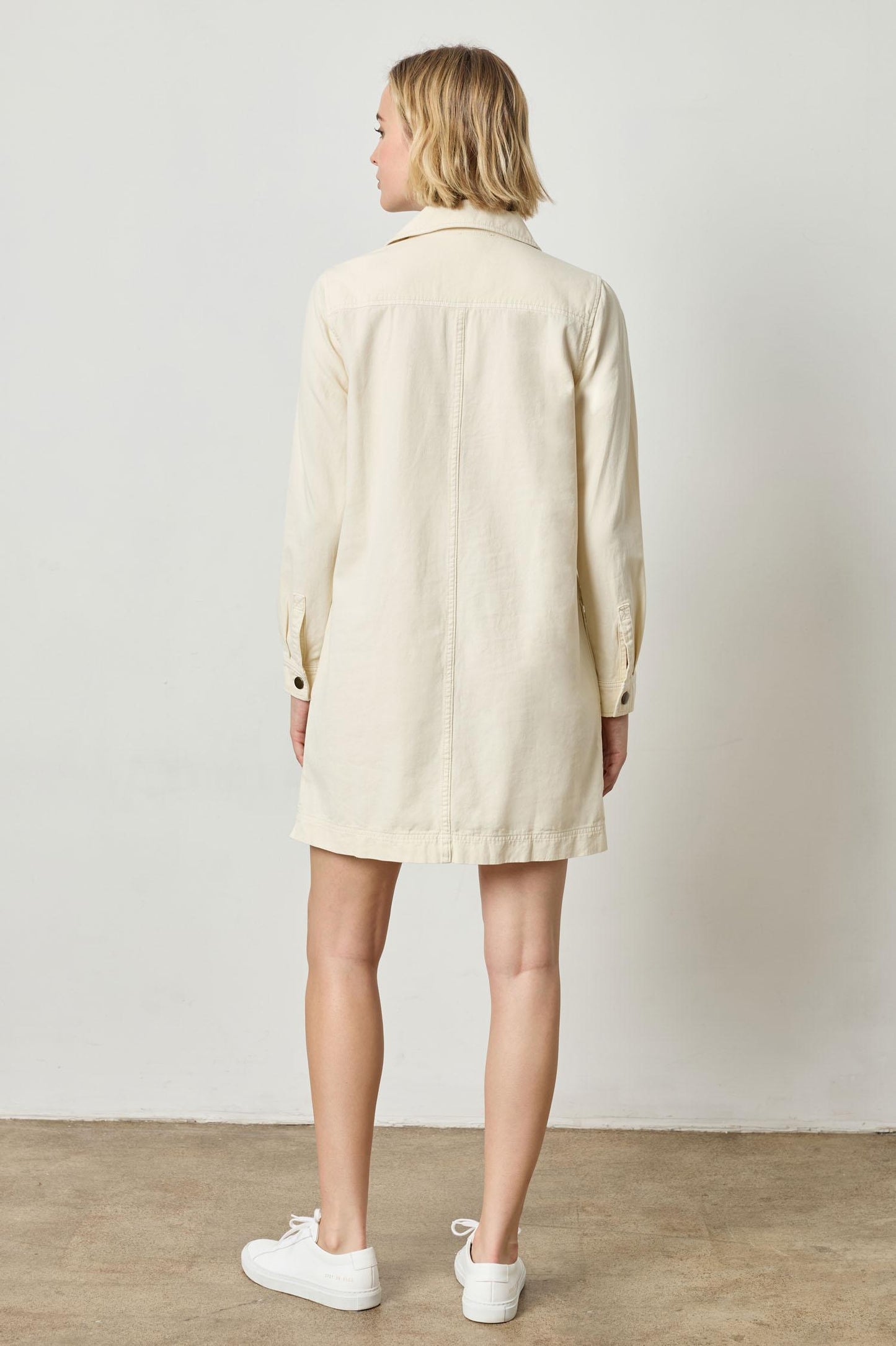 Split Neck Collared Dress