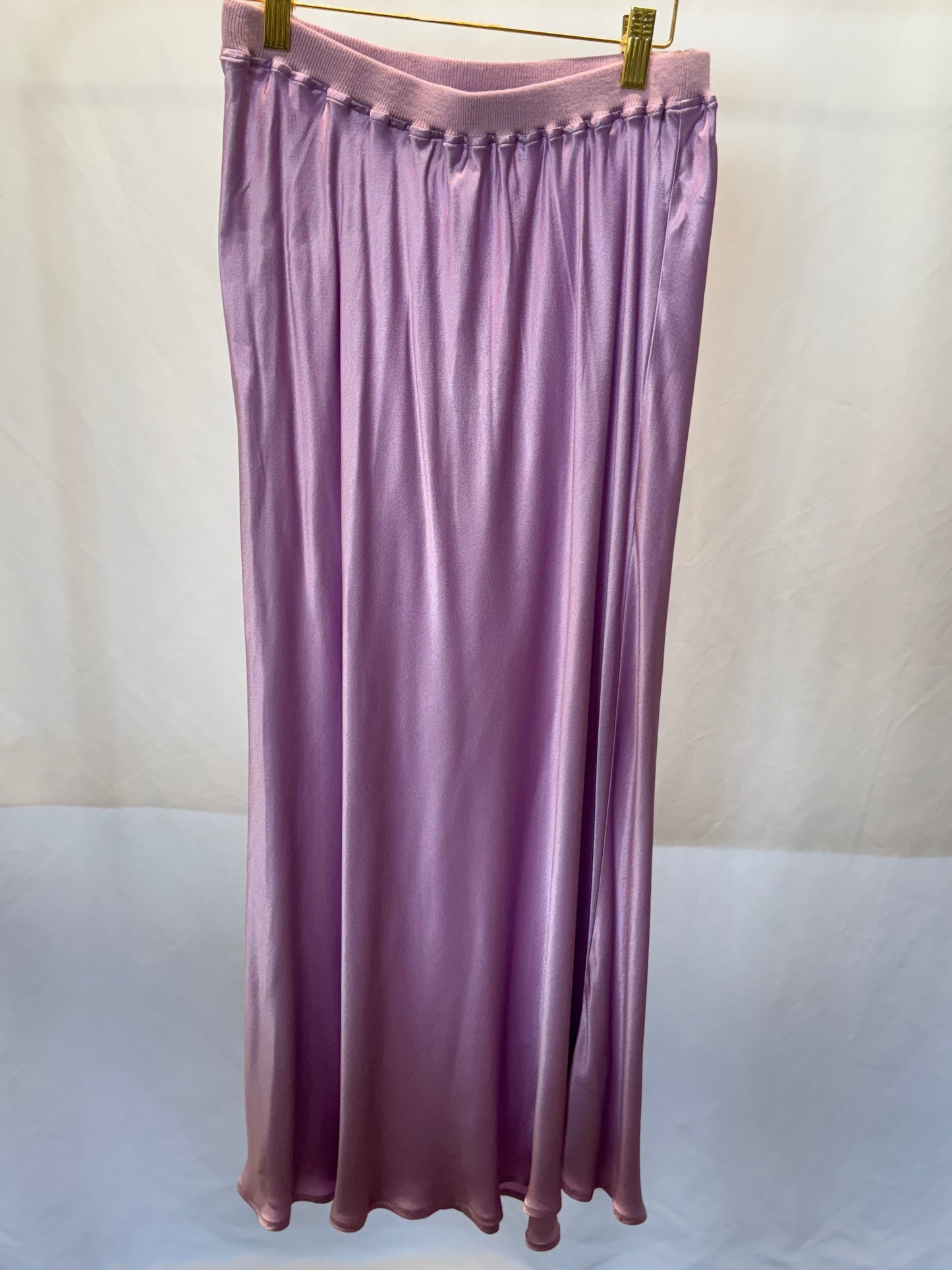 Lavender Silk Tank & Skirt Set