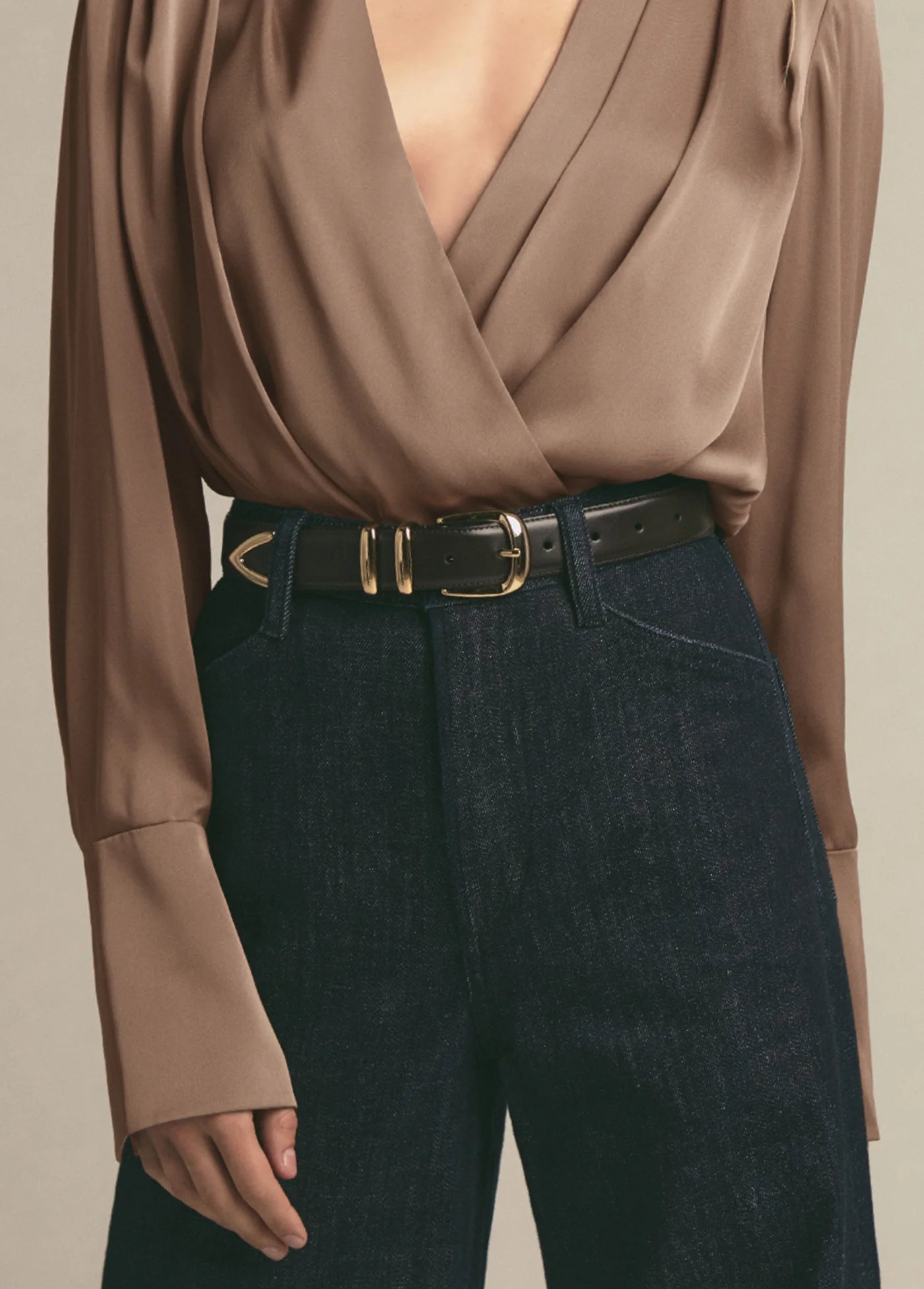 The Jordan Belt Chocolate Brown