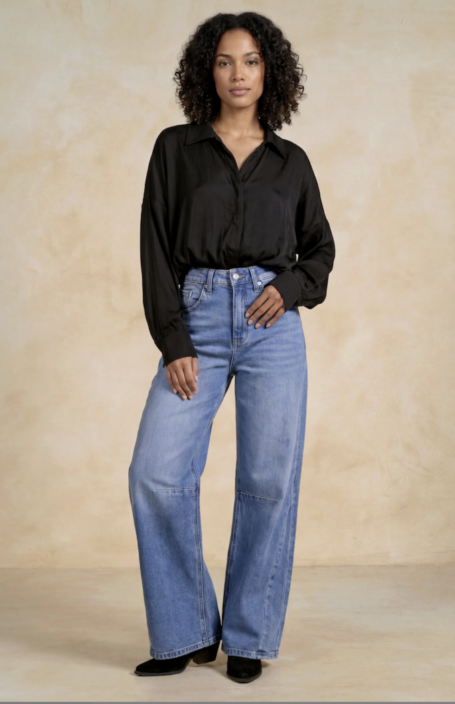 The Jolie Barrel Jean