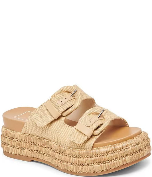 Witny Sandal Light Natural Woven Raffia