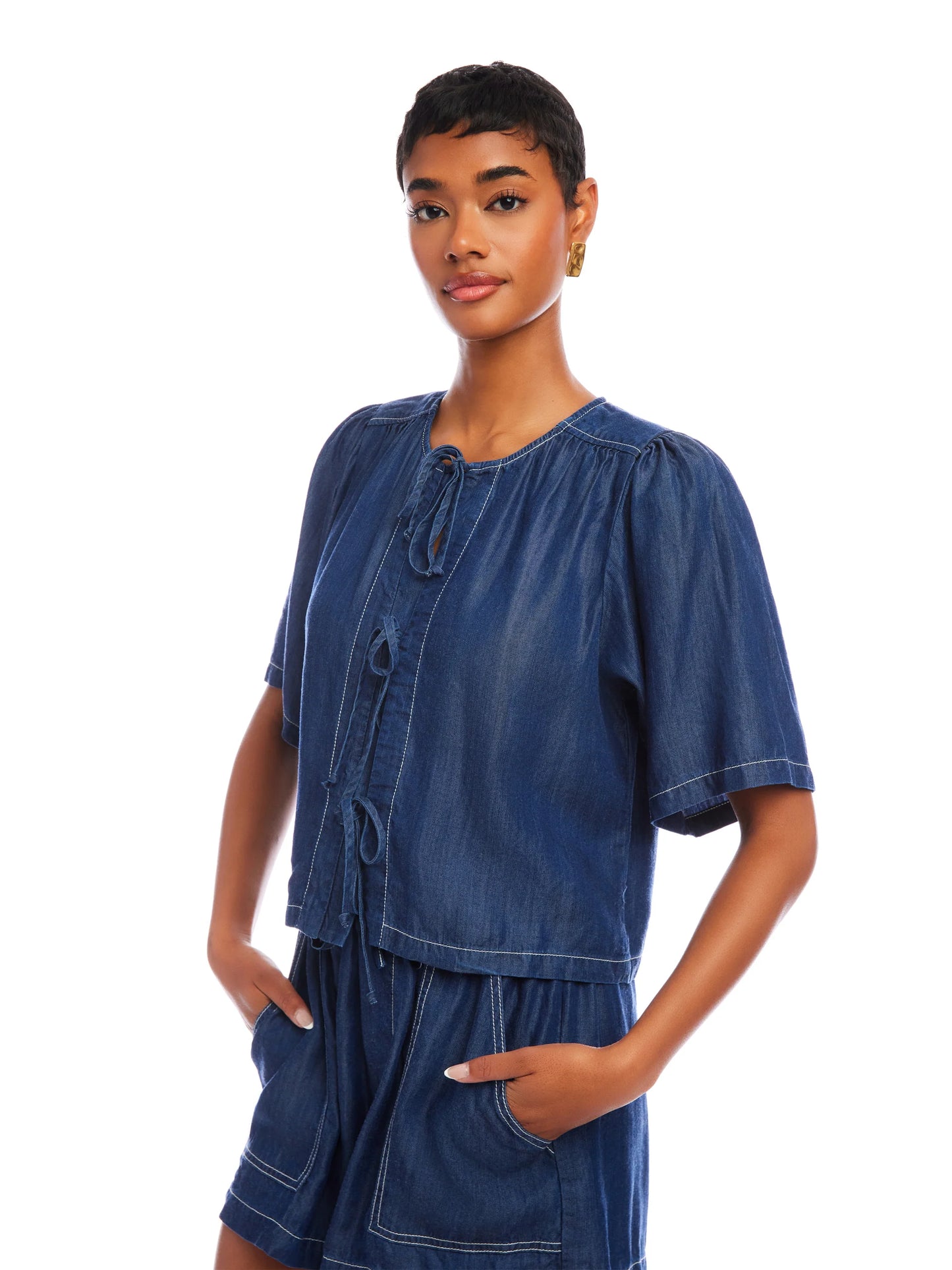 Carreen Patch Pocket Shorts