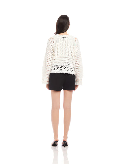 Nila Hand Crochet Pullover