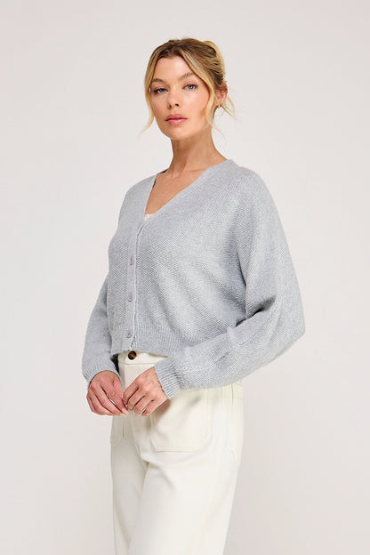 Heather Grey Cardigan
