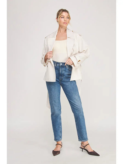 Trench Jacket in Bone