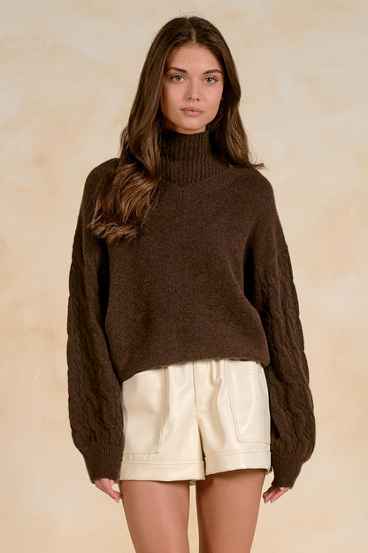 Layered V-Neck Sweater