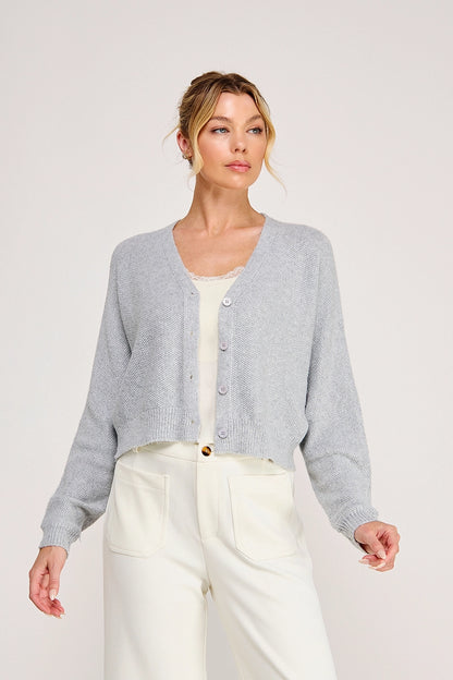 Heather Grey Cardigan