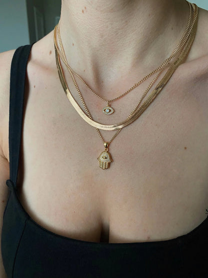 RN Herringbone Layering Chain