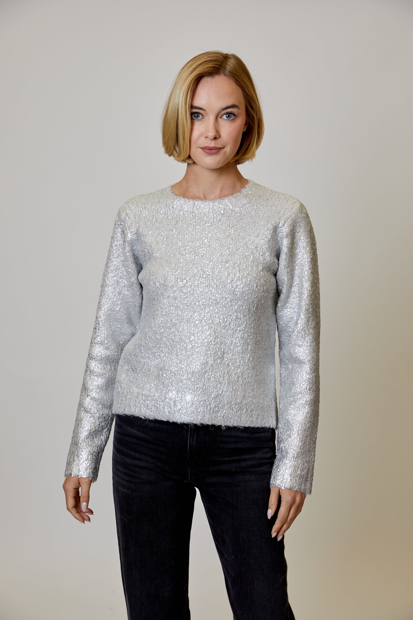 DH Snowbound Metallic Sweater