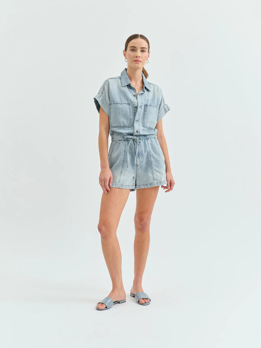 Surfside Drawstring Romper