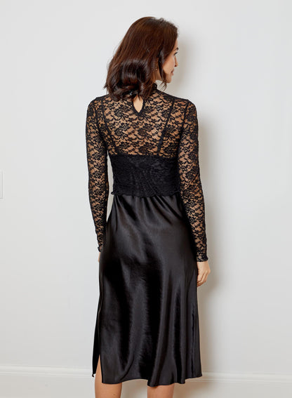 DH Black Dress with Lace