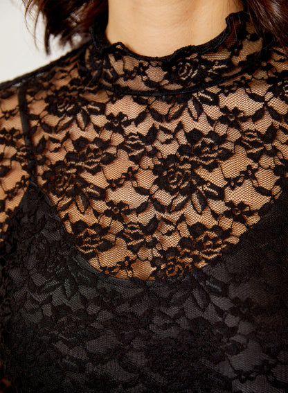 DH Black Dress with Lace