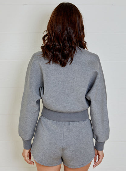 Caitlin Cardigan Set in Grey