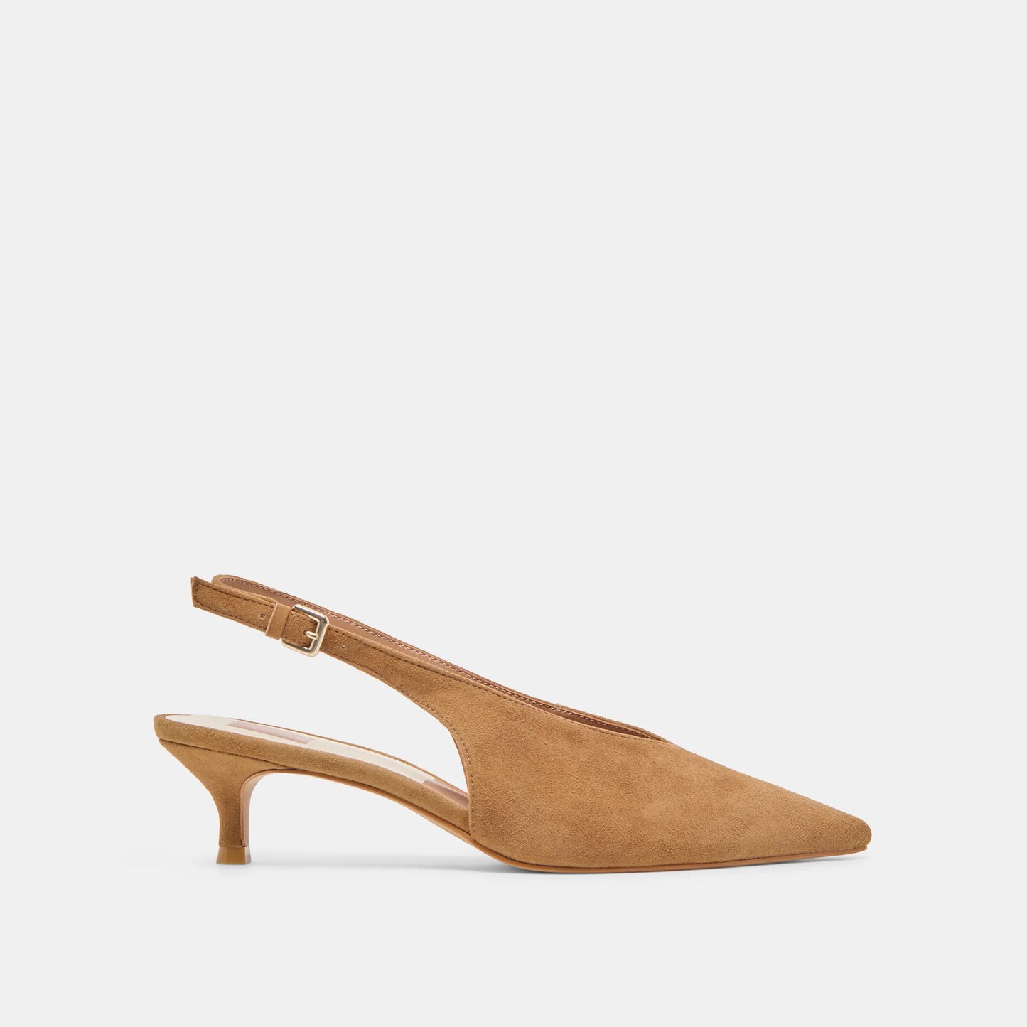 DV Alenna Light Brown Suede Kitten Heel