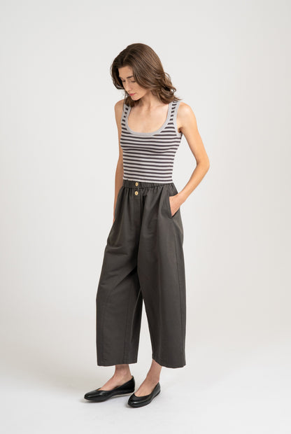 Scoop Neck Striped Tank Top