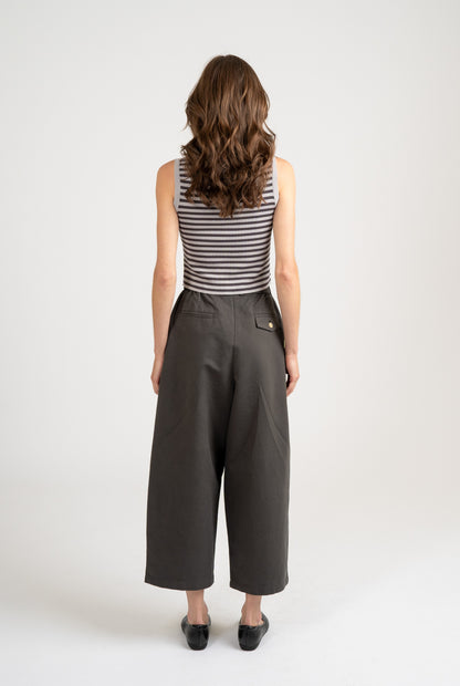 Scoop Neck Striped Tank Top