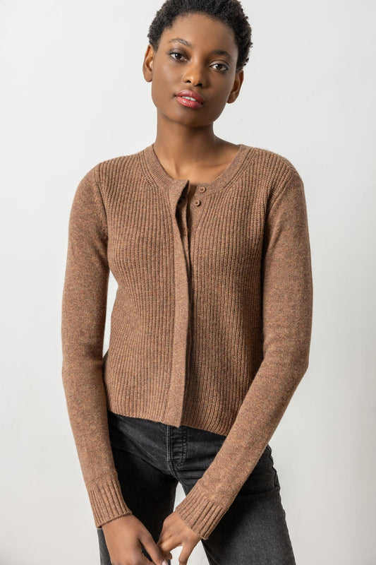 Ribbed Cardigan