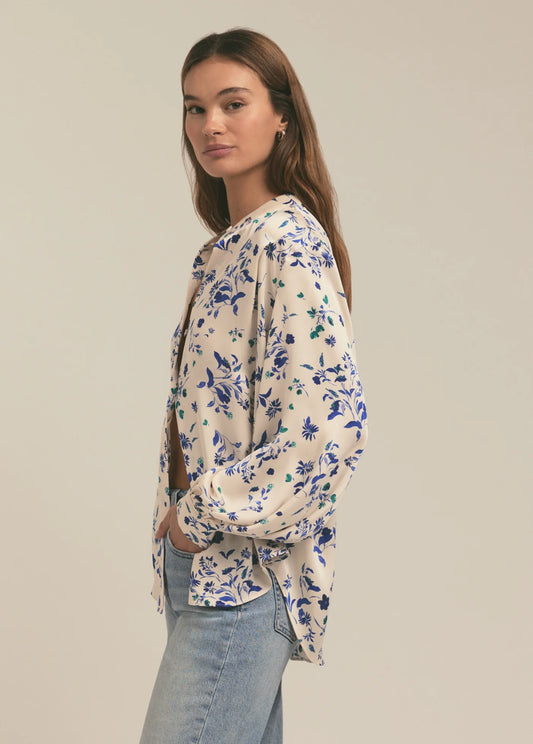 The Lauren Top in Floral Pretty in Pink