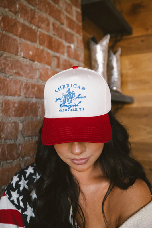 American Cowgirl Vintage Trucker Hat