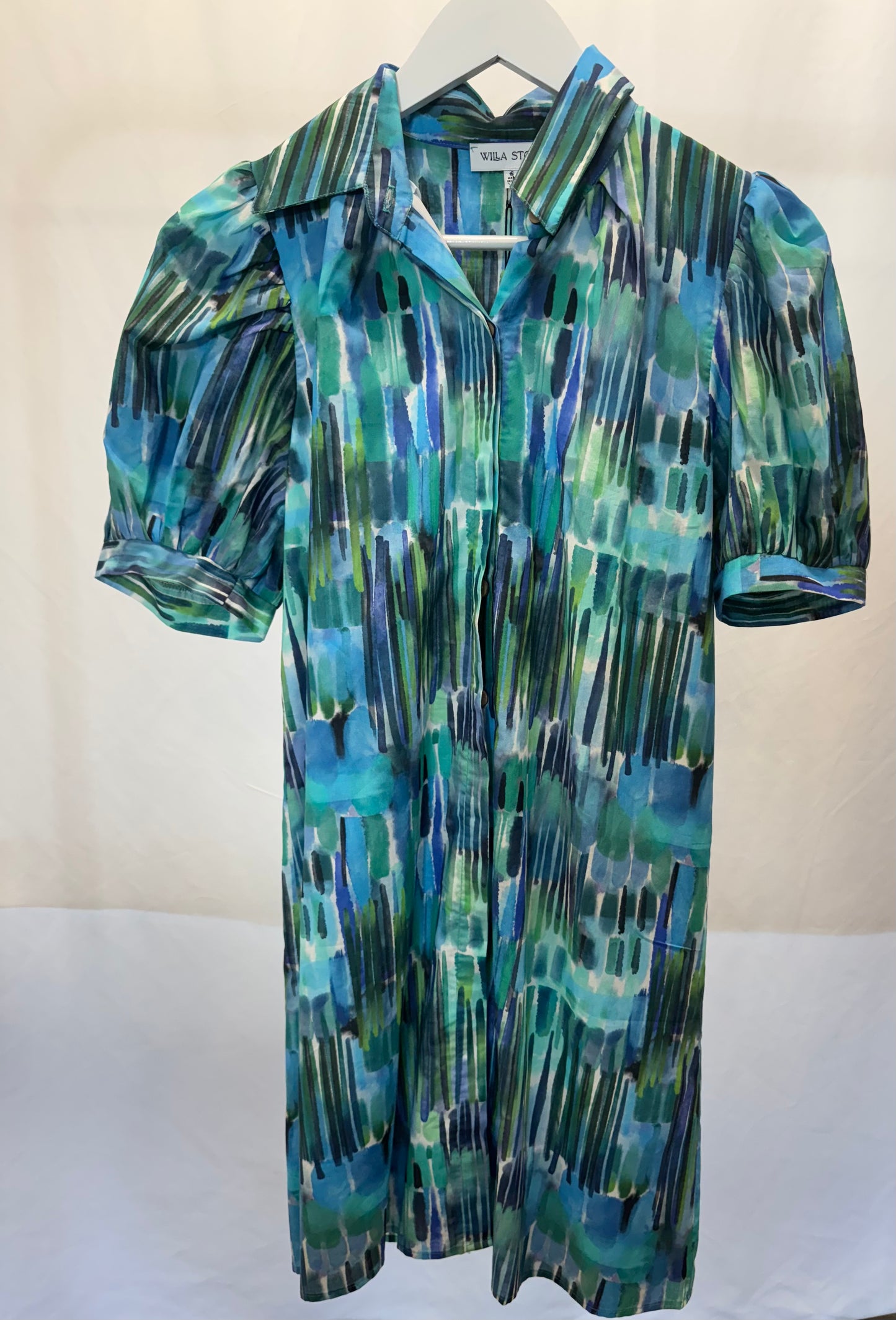 Mutil Blue Collar Dress