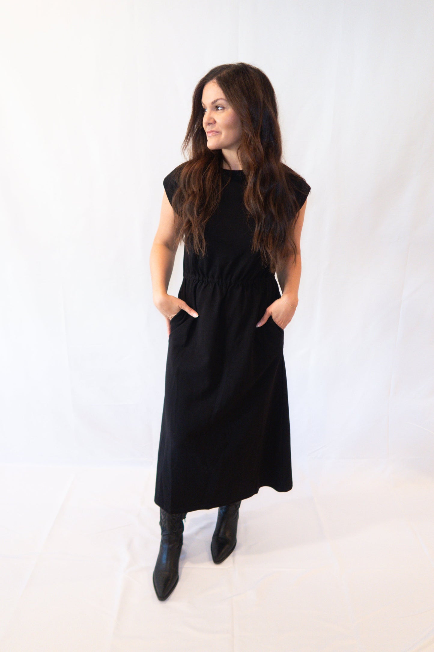 Black Maxi Sheath Dress