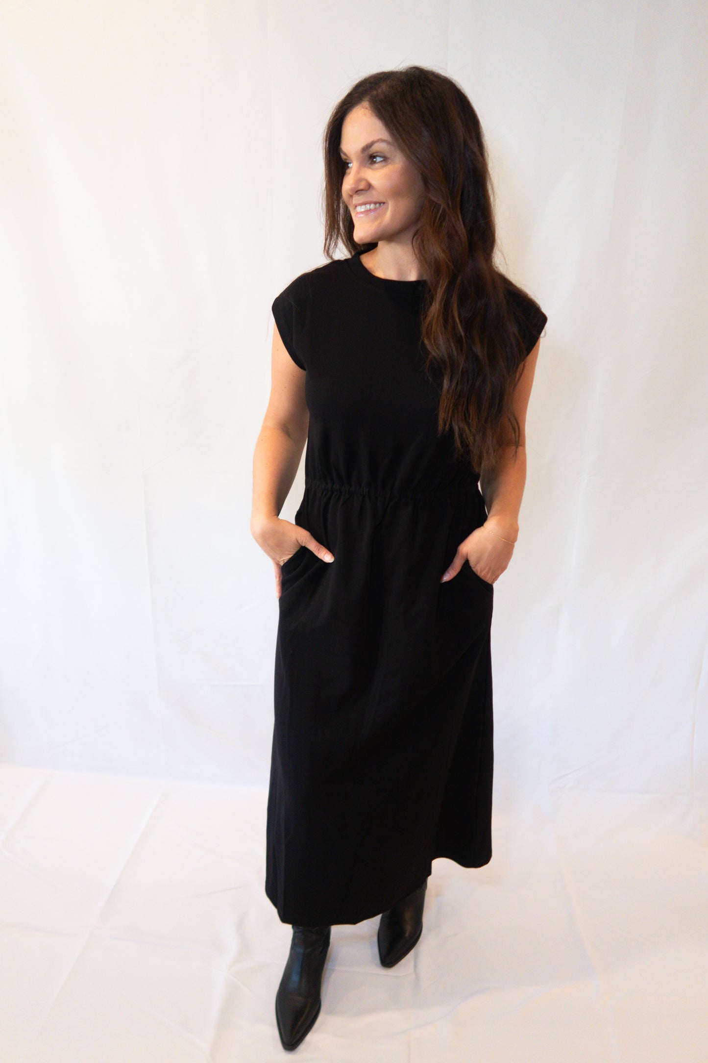 Black Maxi Sheath Dress