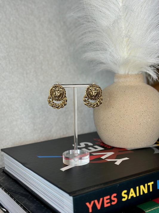 Large Tiger Stud Earrings