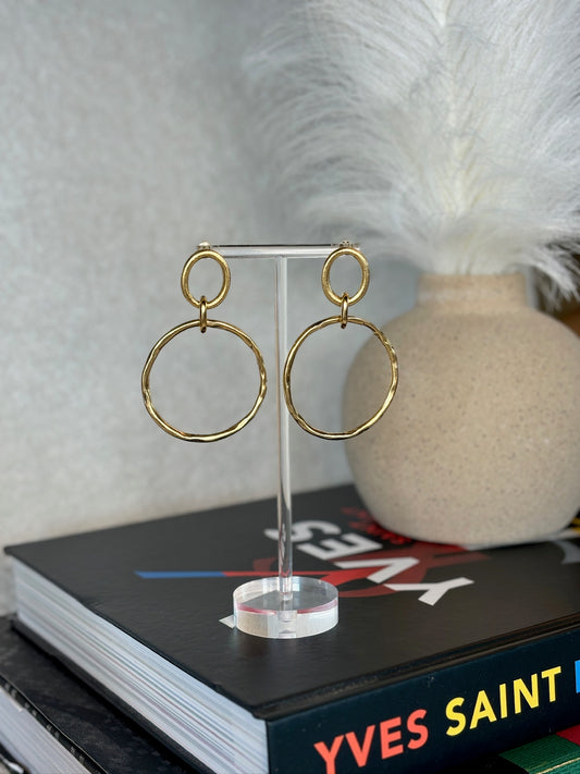 Gold Plated Hoop Earrings