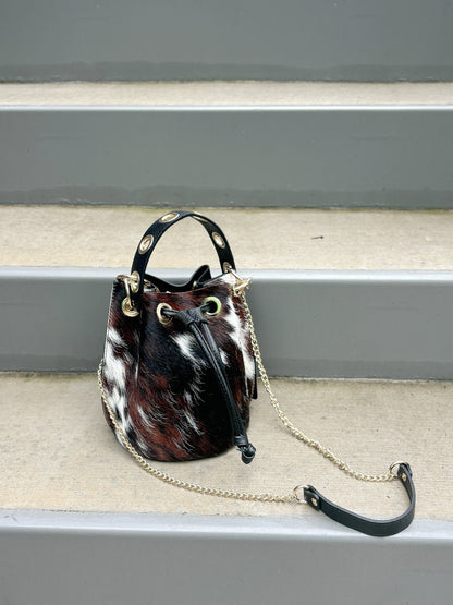 Demi Bucket Bag in Calico