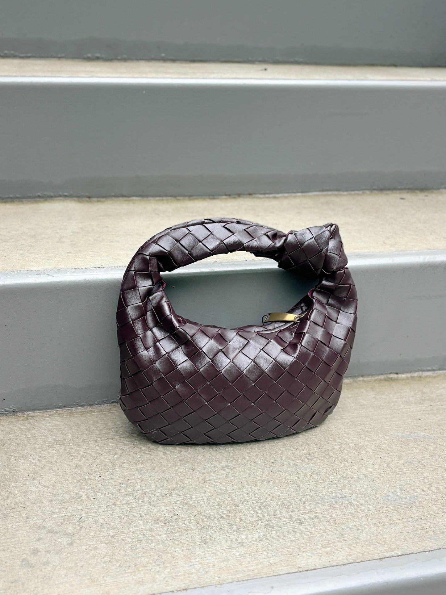 Chocolate Knot Sling Clutch