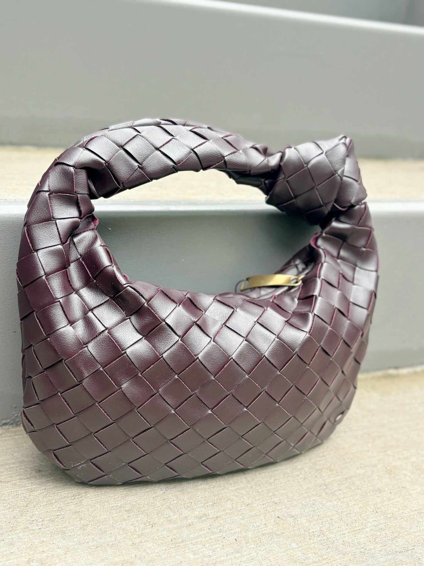 Chocolate Knot Sling Clutch