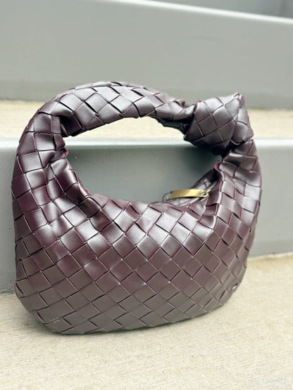 Chocolate Knot Sling Clutch