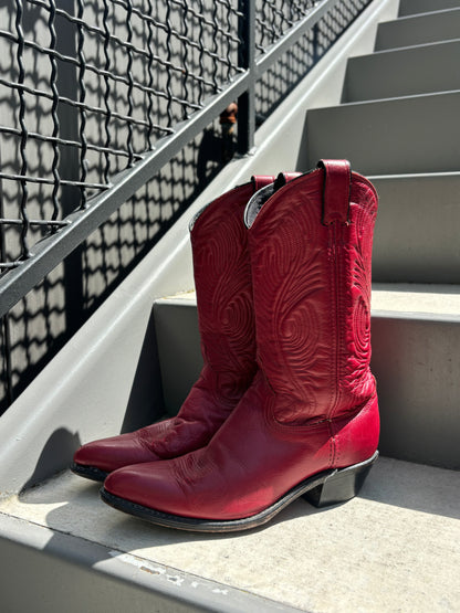 Red Vintage Cowboy Boots