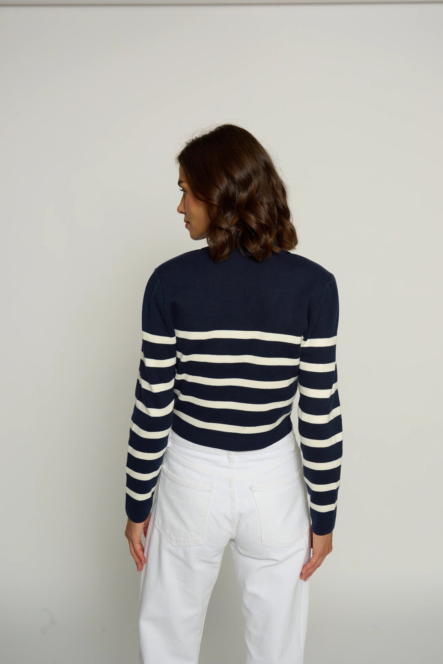 Stripe Knit Blazer