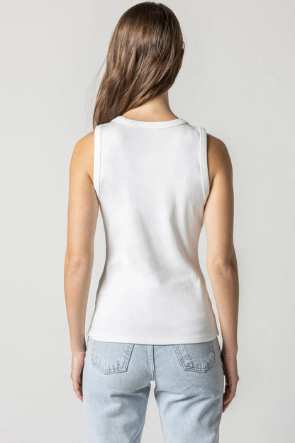 Jewel Tank - White