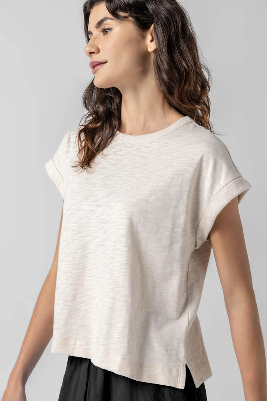 Sleeveless Boxy Crewneck