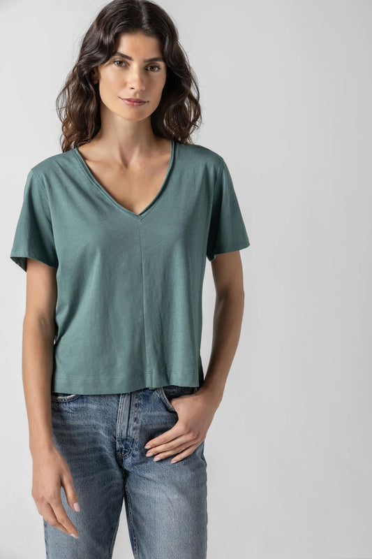 Easy Short Sleeve V-Neck