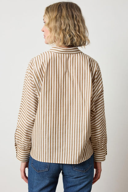 Dolman Sleeve Button Down