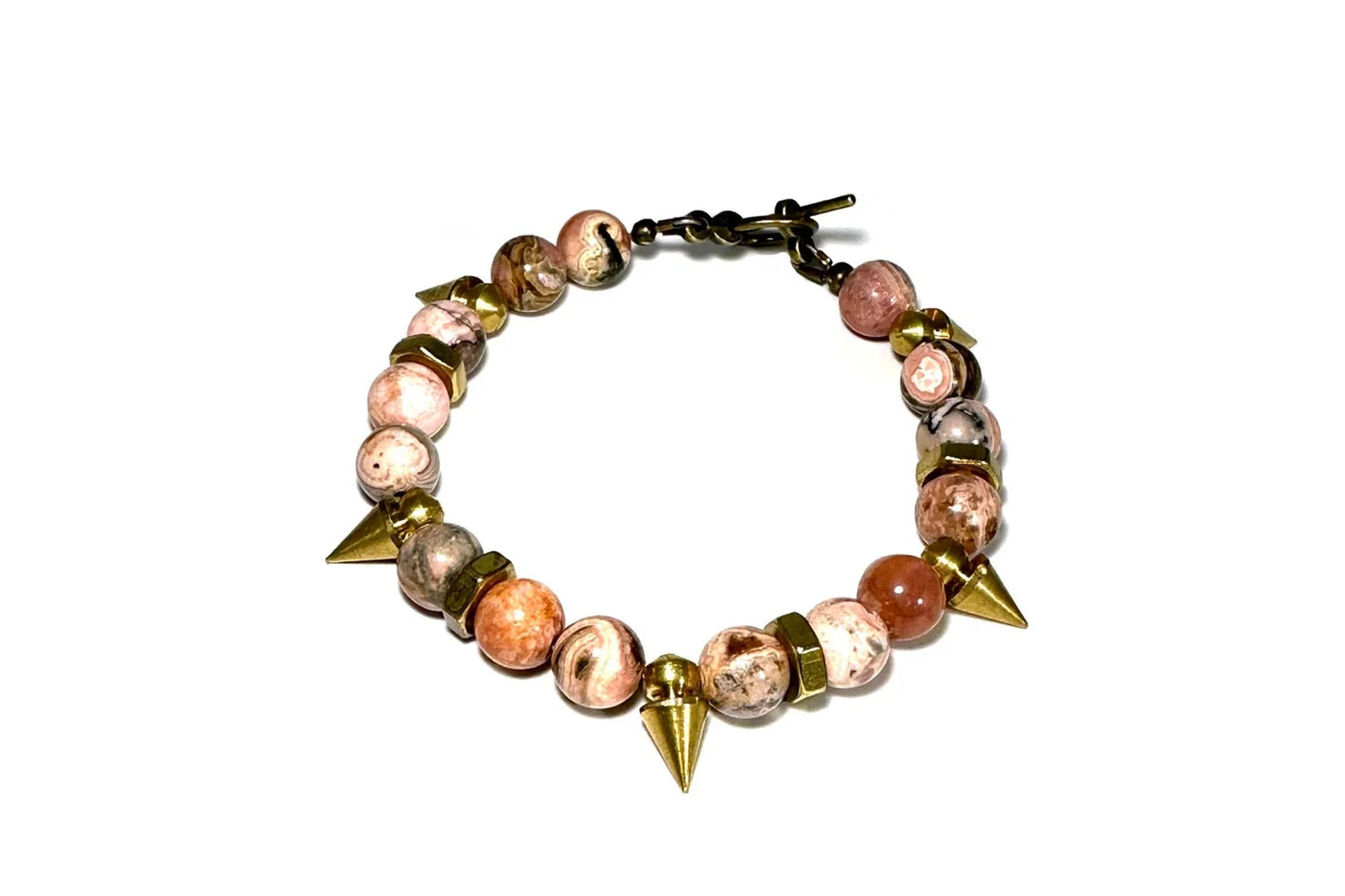 RN Rhodochrosite On Point Bracelet