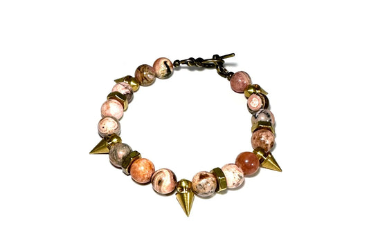 RN Rhodochrosite On Point Bracelet