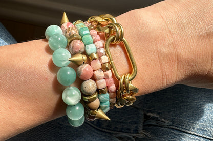 RN Rhodochrosite On Point Bracelet