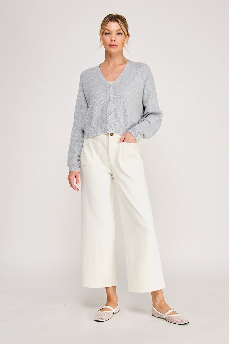 Heather Grey Cardigan