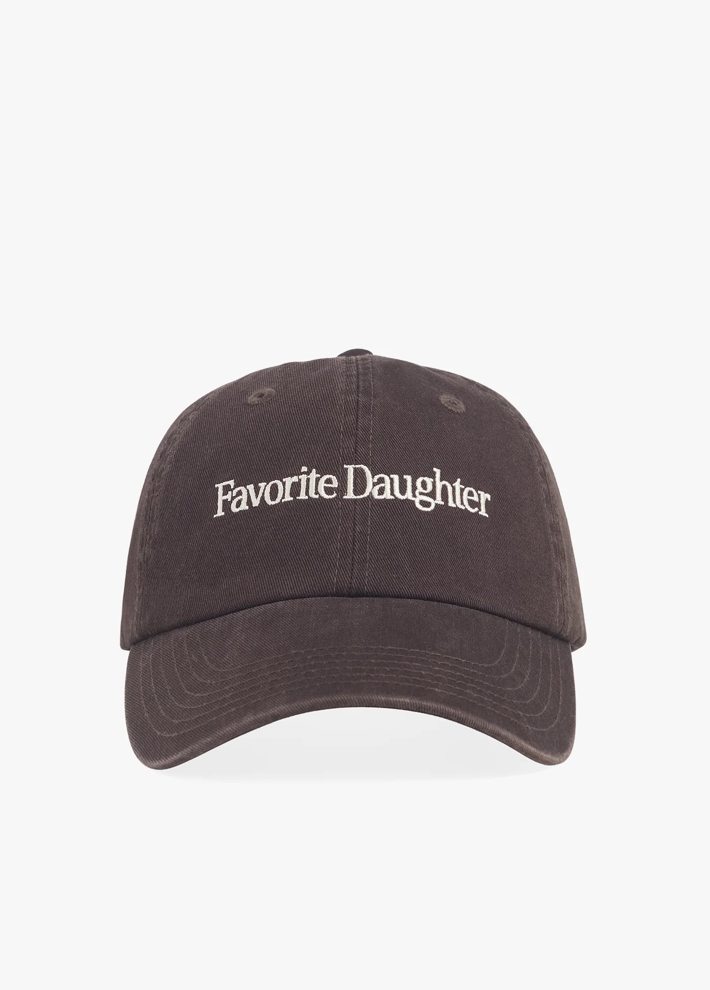Favorite Daughter Classic Logo Baseball Cap in Chocolate