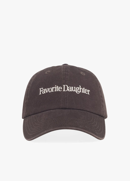 Favorite Daughter Classic Logo Baseball Cap in Chocolate