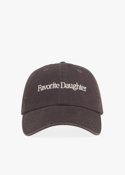 Favorite Daughter Classic Logo Baseball Cap in Chocolate