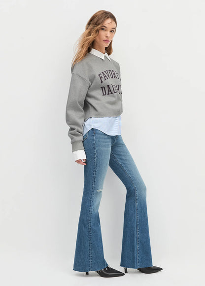 Cropped Collegiate Sweatshirt