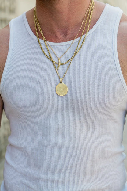 RN Mayan Calendar Medallion Necklace